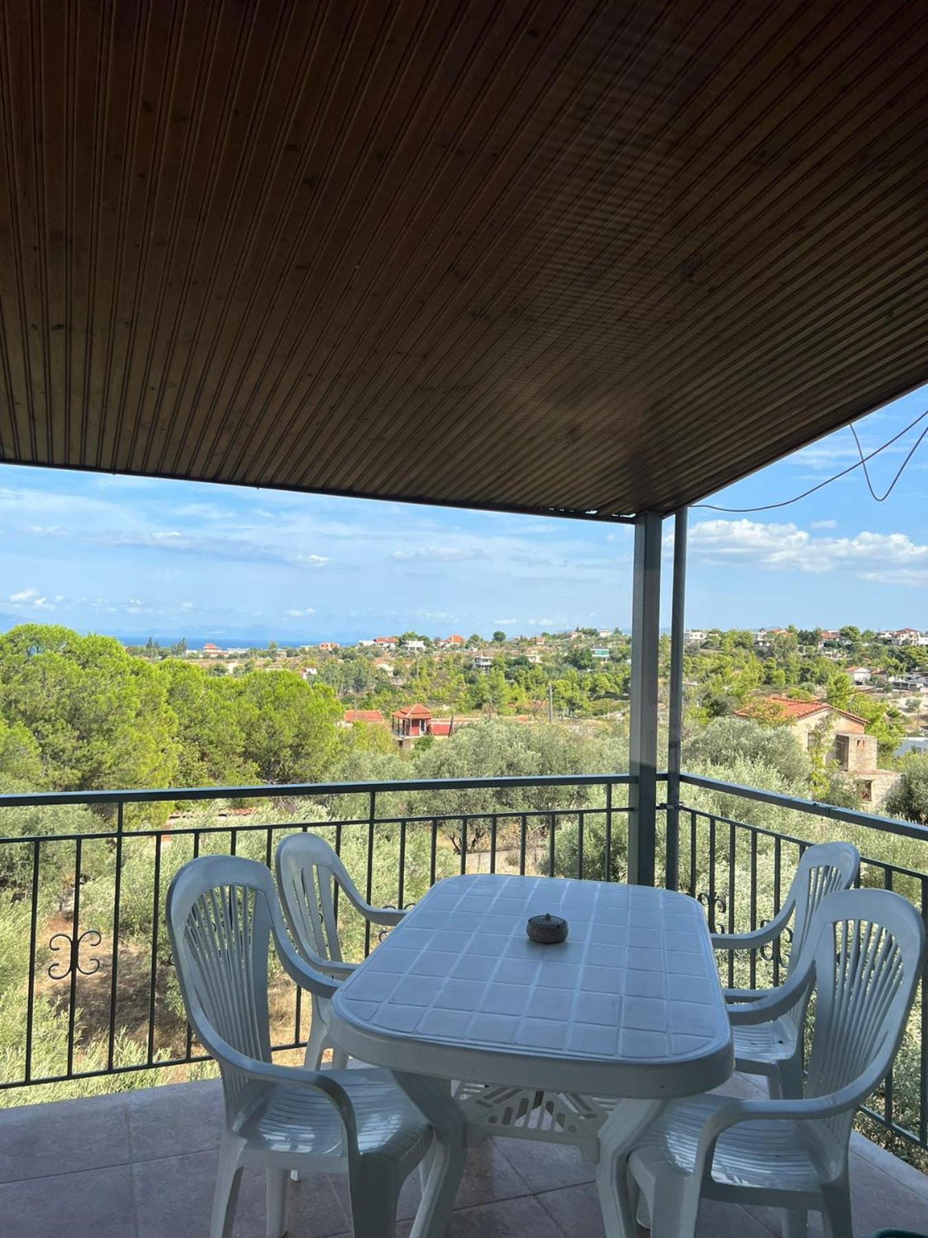 Xenia'S Seaview House Villa Paralia Avlidhos Exterior photo
