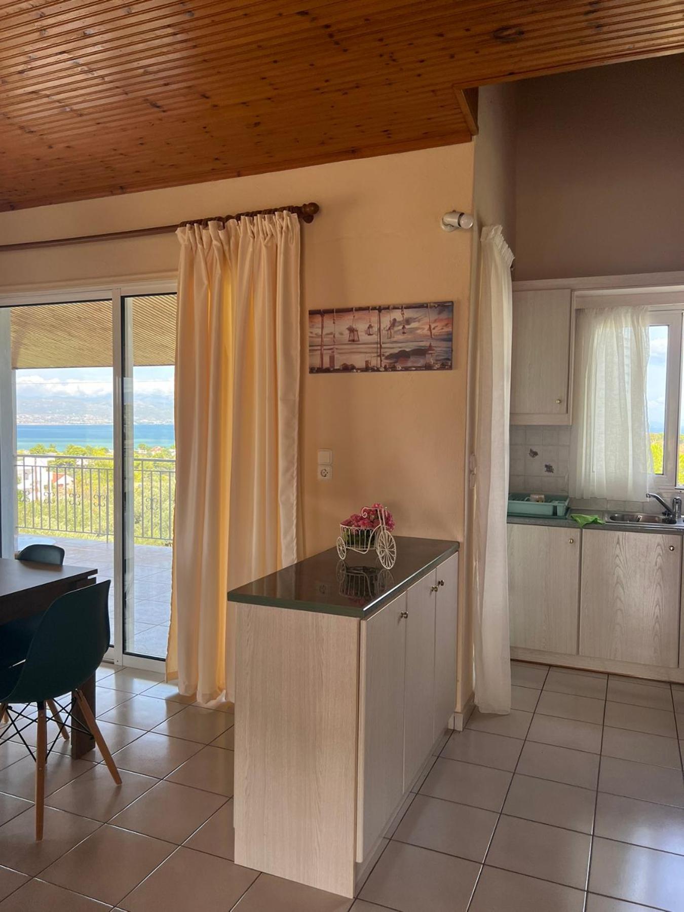 Xenia'S Seaview House Villa Paralia Avlidhos Exterior photo