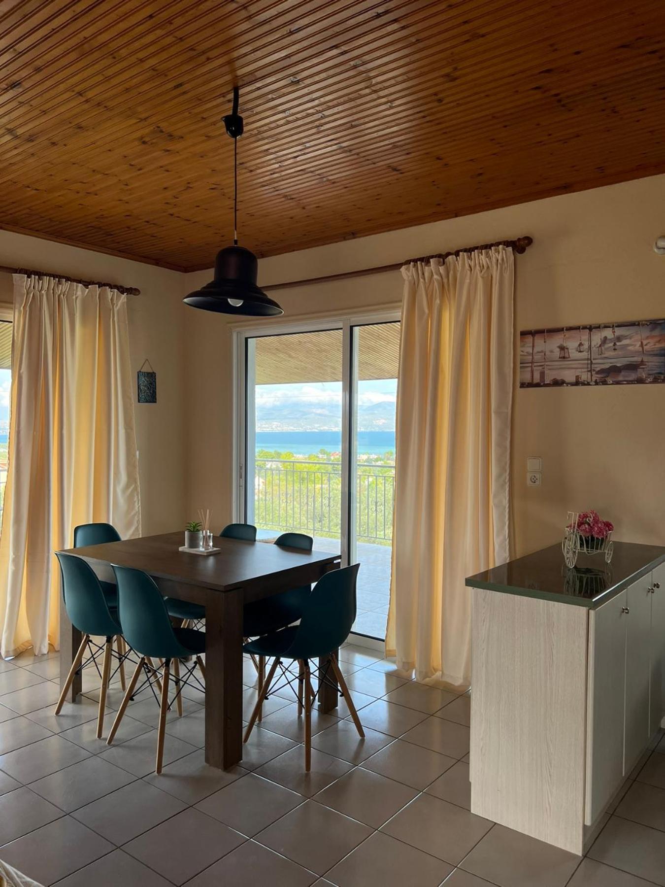 Xenia'S Seaview House Villa Paralia Avlidhos Exterior photo